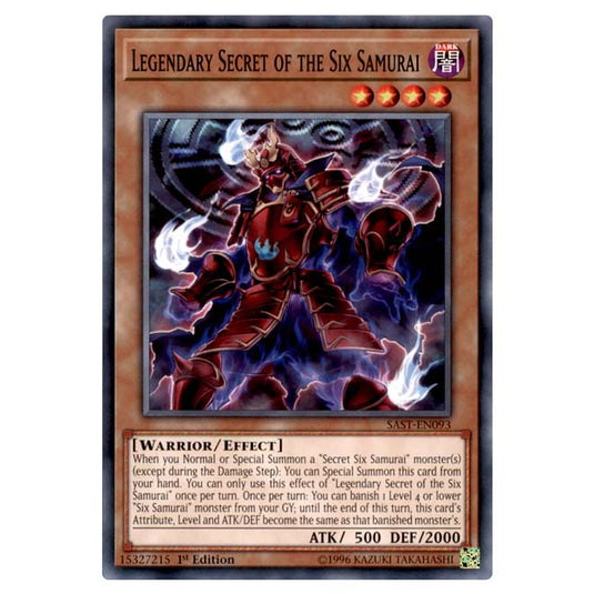 Yu-Gi-Oh! - Savage Strike - Legendary Secret of the Six Samurai (Commo Yu-Gi-Oh! - Savage Strike - Legendary Secret of the Six Samurai (Commo
