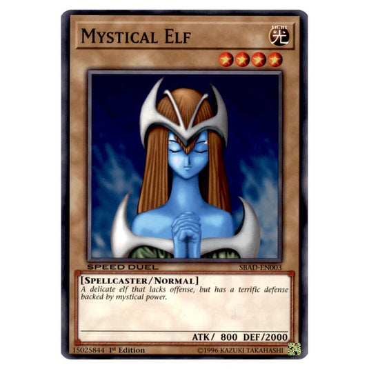 Yu-Gi-Oh! - Attack from the Deep - Mystical Elf (Common) SBAD-EN003
