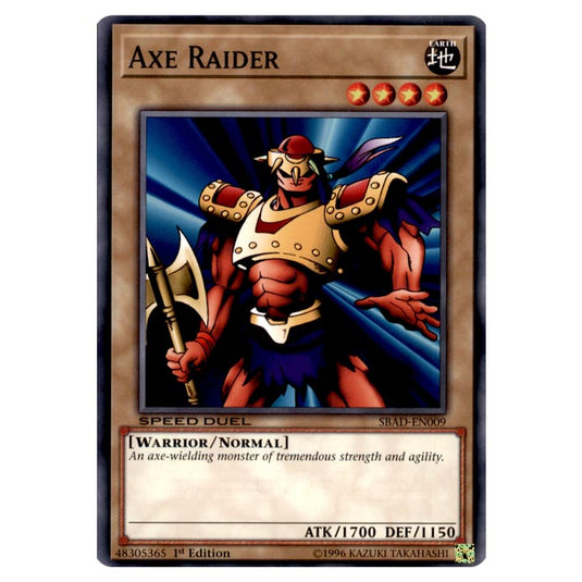Yu-Gi-Oh! - Attack from the Deep - Axe Raider (Common) SBAD-EN009