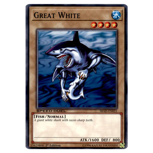 Yu-Gi-Oh! - Attack from the Deep - Great White (Common) SBAD-EN021