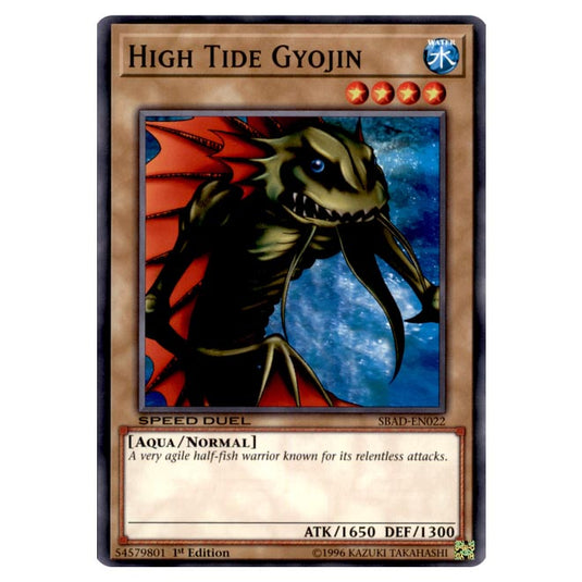 Yu-Gi-Oh! - Attack from the Deep - High Tide Gyojin (Common) SBAD-EN022