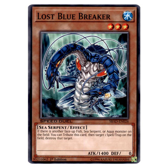 Yu-Gi-Oh! - Attack from the Deep - Lost Blue Breaker (Common) SBAD-EN026
