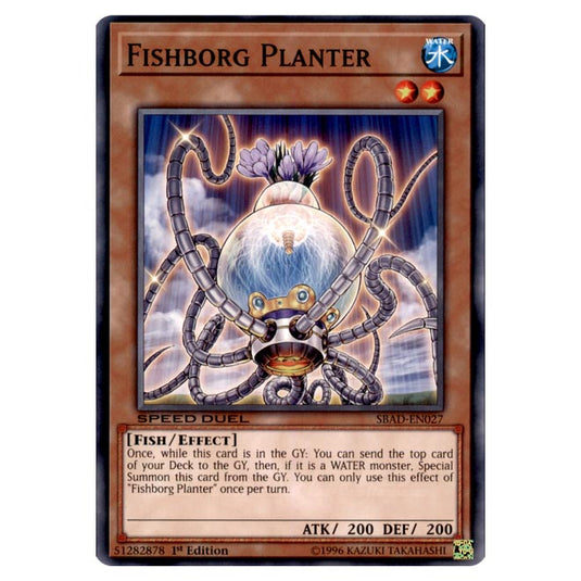 Yu-Gi-Oh! - Attack from the Deep - Fishborg Planter (Common) SBAD-EN027