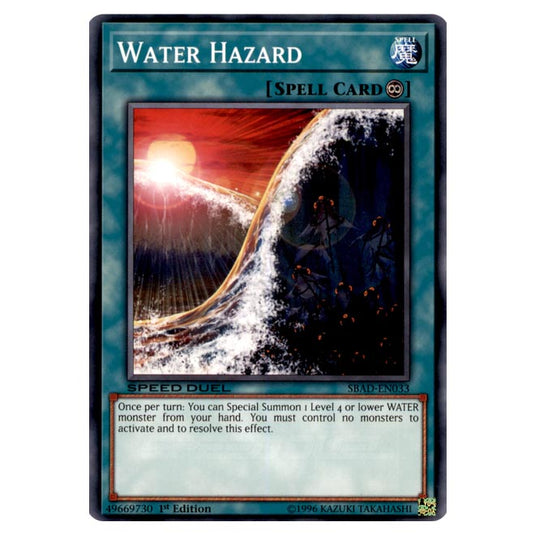 Yu-Gi-Oh! - Attack from the Deep - Water Hazard (Common) SBAD-EN033