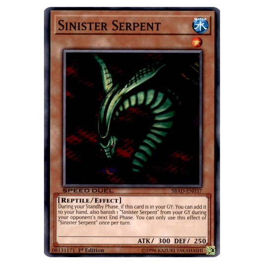 Yu-Gi-Oh! - Attack from the Deep - Sinister Serpent (Common) SBAD-EN037