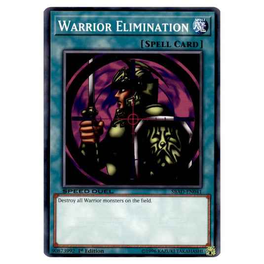 Yu-Gi-Oh! - Attack from the Deep - Warrior Elimination (Common) SBAD-EN041