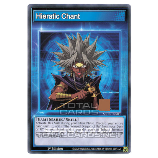 Yu-Gi-Oh! - Speed Duel: Battle City Box - Hieratic Chant (Common) SBCB-ENS03