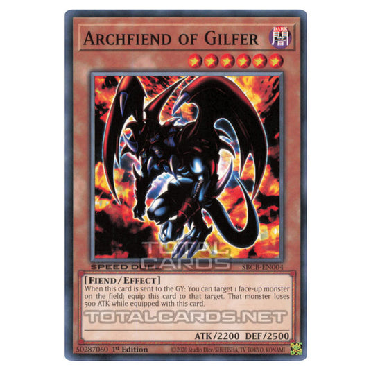 Yu-Gi-Oh! - Speed Duel: Battle City Box - Archfiend of Gilfer (Common) SBCB-EN004