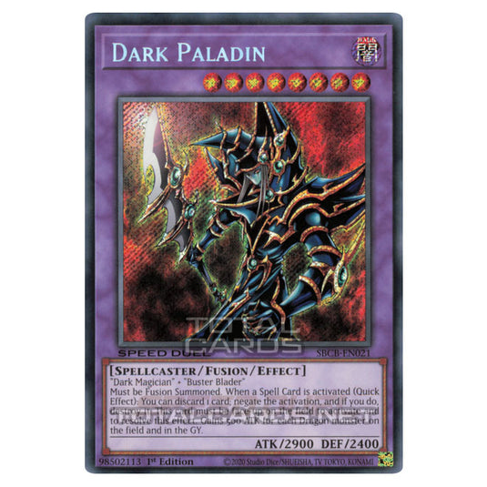 Yu-Gi-Oh! - Speed Duel: Battle City Box - Dark Paladin (Secret Rare) SBCB-EN142S