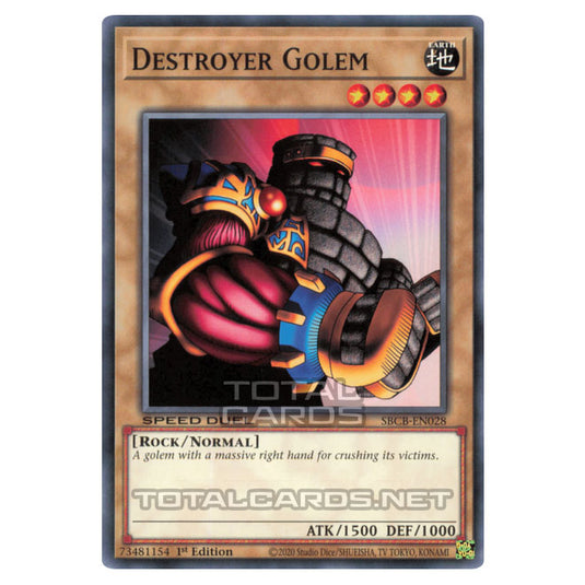 Yu-Gi-Oh! - Speed Duel: Battle City Box - Destroyer Golem (Common) SBCB-EN028