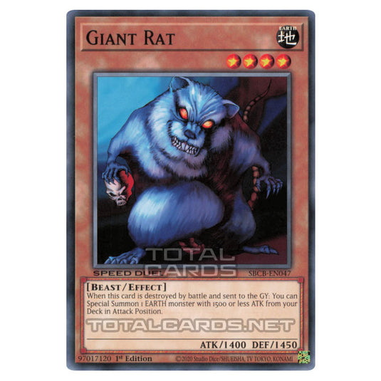 Yu-Gi-Oh! - Speed Duel: Battle City Box - Giant Rat (Common) SBCB-EN047