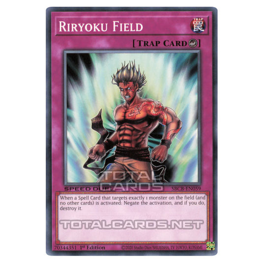 Yu-Gi-Oh! - Speed Duel: Battle City Box - Riryoku Field (Common) SBCB-EN059 Yu-Gi-Oh! - Speed Duel: Battle City Box - Riryoku Field (Common) SBCB-EN059