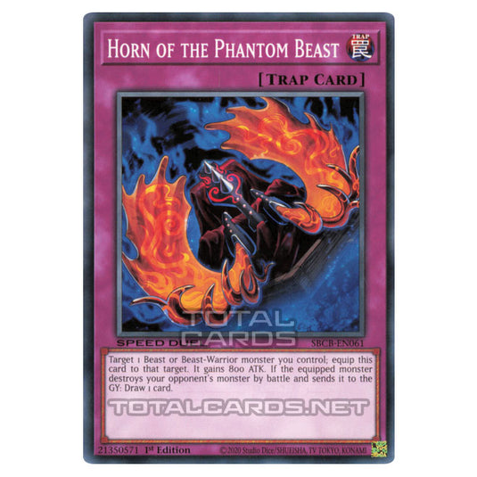 Yu-Gi-Oh! - Speed Duel: Battle City Box - Horn of the Phantom Beast (Common) SBCB-EN061