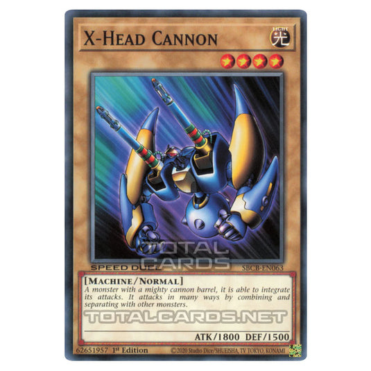 Yu-Gi-Oh! - Speed Duel: Battle City Box - X-Head Cannon (Common) SBCB-EN063