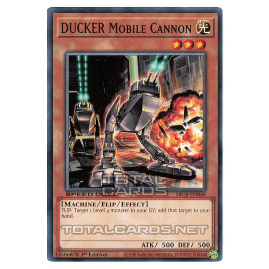 Yu-Gi-Oh! - Speed Duel: Battle City Box - DUCKER Mobile Cannon (Common) SBCB-EN068