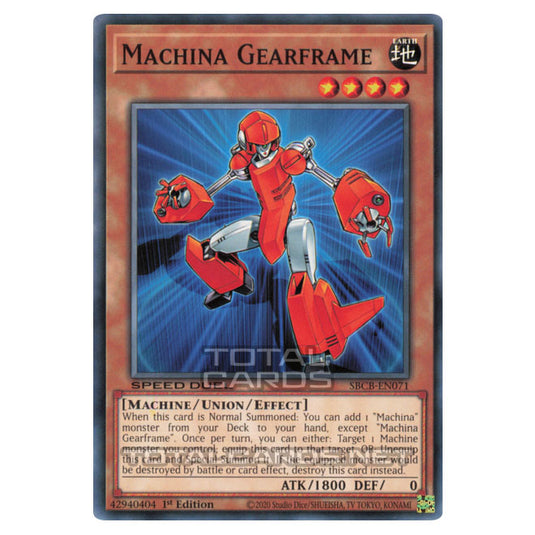 Yu-Gi-Oh! - Speed Duel: Battle City Box - Machina Gearframe (Common) SBCB-EN071