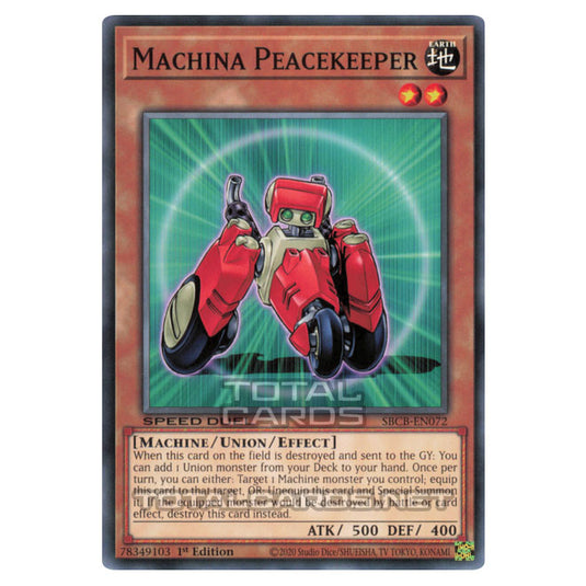 Yu-Gi-Oh! - Speed Duel: Battle City Box - Machina Peacekeeper (Common) SBCB-EN072