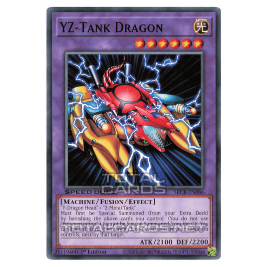 Yu-Gi-Oh! - Speed Duel: Battle City Box - YZ-Tank Dragon (Common) SBCB-EN086