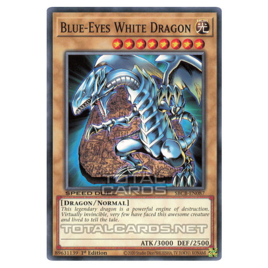 Yu-Gi-Oh! - Speed Duel: Battle City Box - Blue-Eyes White Dragon (Common) SBCB-EN087