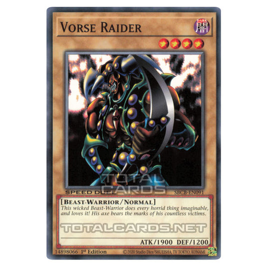 Yu-Gi-Oh! - Speed Duel: Battle City Box - Vorse Raider (Common) SBCB-EN091