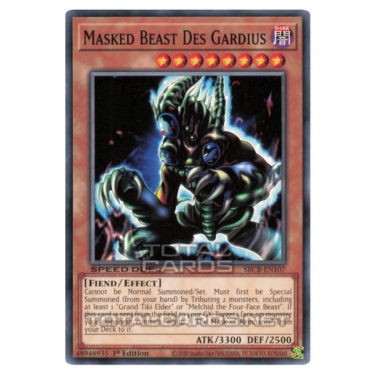 Yu-Gi-Oh! - Speed Duel: Battle City Box - Masked Beast Des Gardius (Common) SBCB-EN107