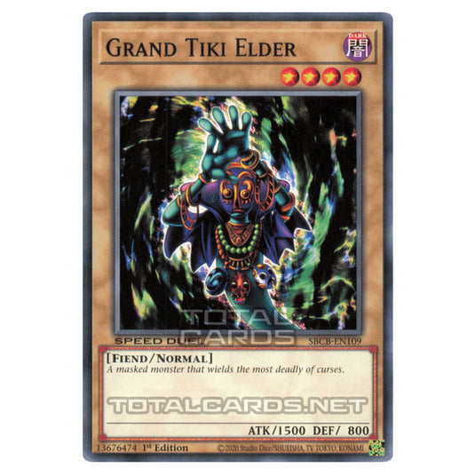 Yu-Gi-Oh! - Speed Duel: Battle City Box - Grand Tiki Elder (Common) SBCB-EN109