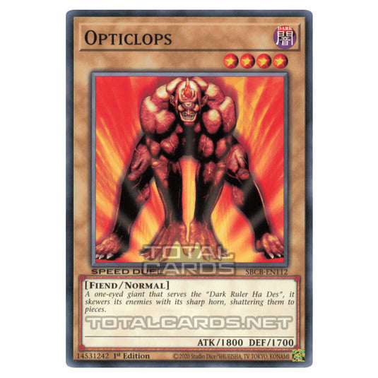 Yu-Gi-Oh! - Speed Duel: Battle City Box - Opticlops (Common) SBCB-EN112