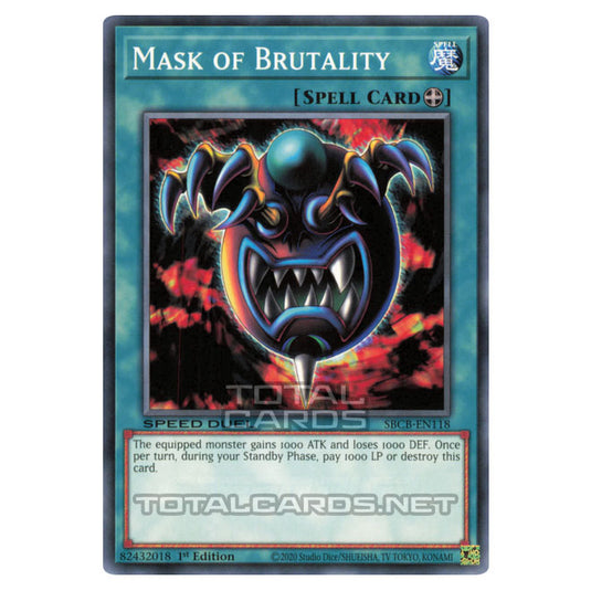 Yu-Gi-Oh! - Speed Duel: Battle City Box - Mask of Brutality (Common) SBCB-EN118