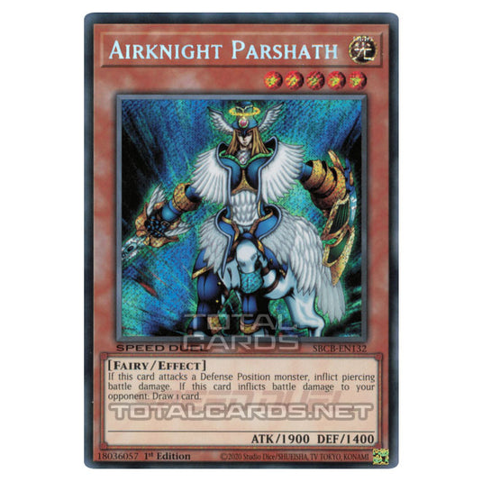 Yu-Gi-Oh! - Speed Duel: Battle City Box - Airknight Parshath (Secret Rare) SBCB-EN132S