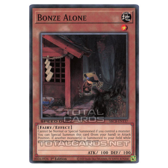 Yu-Gi-Oh! - Speed Duel: Battle City Box - Bonze Alone (Common) SBCB-EN137