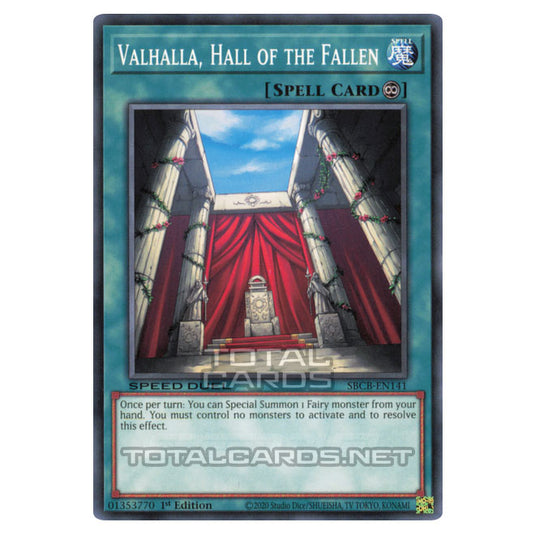 Yu-Gi-Oh! - Speed Duel: Battle City Box - Valhalla, Hall of the Fallen (Common) SBCB-EN141