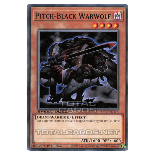 Yu-Gi-Oh! - Speed Duel: Battle City Box - Pitch-Black Warwolf (Common) SBCB-EN178