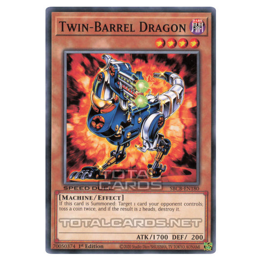 Yu-Gi-Oh! - Speed Duel: Battle City Box - Twin-Barrel Dragon (Common) SBCB-EN180