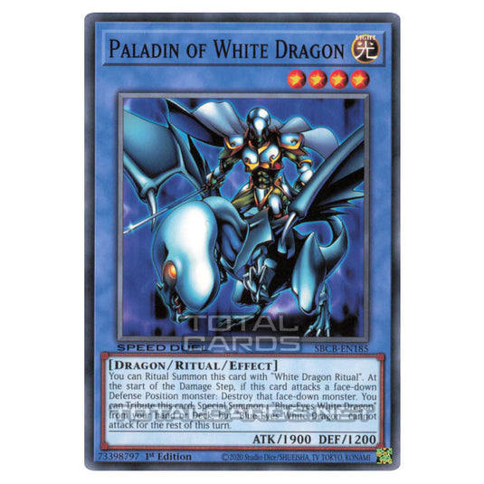 Yu-Gi-Oh! - Speed Duel: Battle City Box - Paladin of White Dragon (Common) SBCB-EN185