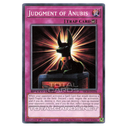 Yu-Gi-Oh! - Speed Duel: Battle City Box - Judgment of Anubis (Common) SBCB-EN194