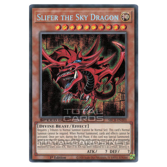 Yu-Gi-Oh! - Speed Duel: Battle City Box - Slifer the Sky Dragon (Secret Rare) SBCB-EN201S