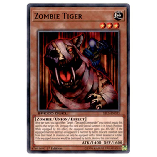 Yu-Gi-Oh! - Arena of Lost Souls - Zombie Tiger (Common) SBLS-EN033