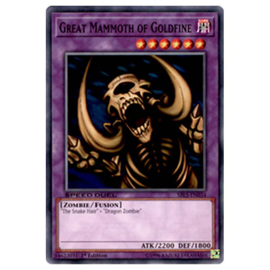 Yu-Gi-Oh! - Arena of Lost Souls - Great Mammoth of Goldfine (Common) SBLS-EN034