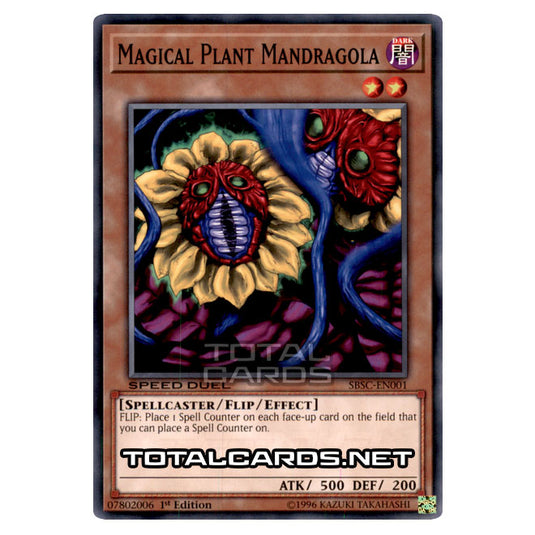 Yu-Gi-Oh! - Speed Duel: Scars of Battle - Magical Plant Mandragola (Common) SBSC-EN001