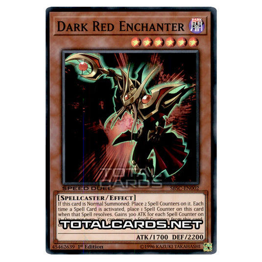 Yu-Gi-Oh! - Speed Duel: Scars of Battle - Dark Red Enchanter (Super Rare) SBSC-EN002