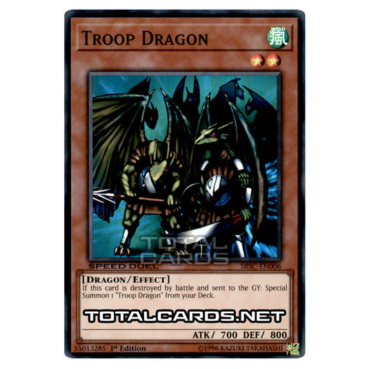 Yu-Gi-Oh! - Speed Duel: Scars of Battle - Troop Dragon (Super Rare) SBSC-EN006