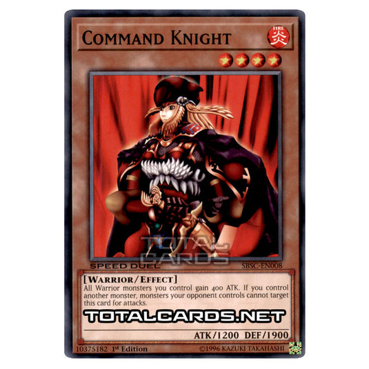 Yu-Gi-Oh! - Speed Duel: Scars of Battle - Command Knight (Common) SBSC-EN008