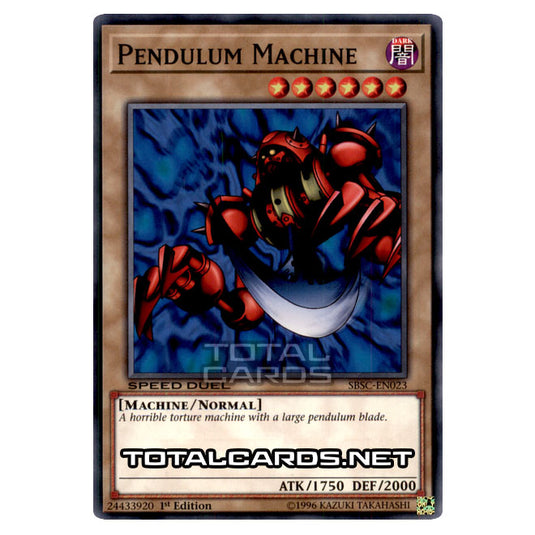 Yu-Gi-Oh! - Speed Duel: Scars of Battle - Pendulum Machine (Common) SBSC-EN023