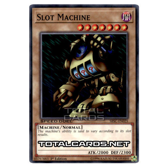 Yu-Gi-Oh! - Speed Duel: Scars of Battle - Slot Machine (Common) SBSC-E Yu-Gi-Oh! - Speed Duel: Scars of Battle - Slot Machine (Common) SBSC-E