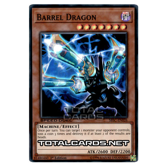 Yu-Gi-Oh! - Speed Duel: Scars of Battle - Barrel Dragon (Super Rare) SBSC-EN026