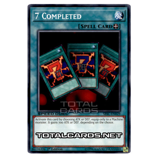 Yu-Gi-Oh! - Speed Duel: Scars of Battle - 7 Completed (Common) SBSC-EN029