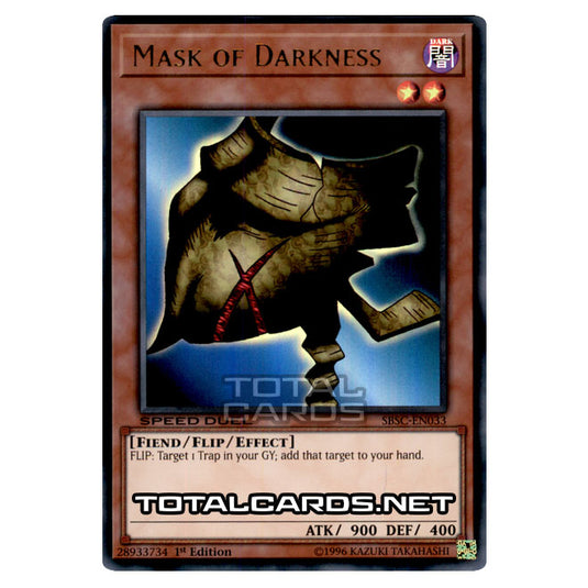 Yu-Gi-Oh! - Speed Duel: Scars of Battle - Mask of Darkness (Ultra Rare) SBSC-EN033