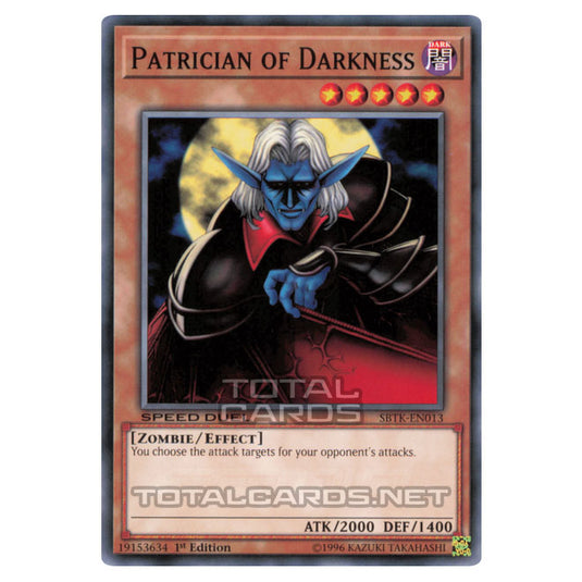 Yu-Gi-Oh! - Speed Duels: Trials of the Kingdom - Patrician of Darkness (Common) SBTK-EN013