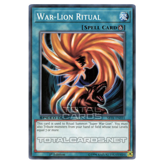 Yu-Gi-Oh! - Speed Duels: Trials of the Kingdom - War-Lion Ritual (Comm Yu-Gi-Oh! - Speed Duels: Trials of the Kingdom - War-Lion Ritual (Comm
