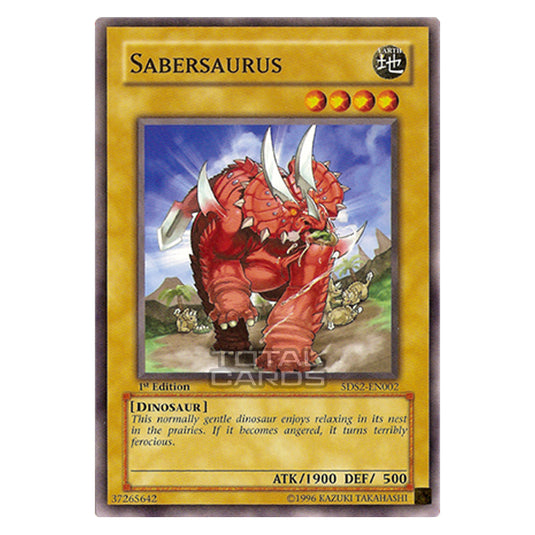 Yu-Gi-Oh! - Starter Deck: Yu-Gi-Oh! 5D's 2009 - Sabersaurus (Common) 5DS2-EN002